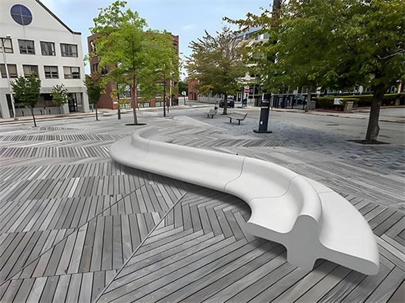 藝科石坐凳案例展示 