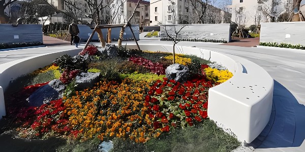 清水藝科石花壇，全天候自潔，省心更省力！